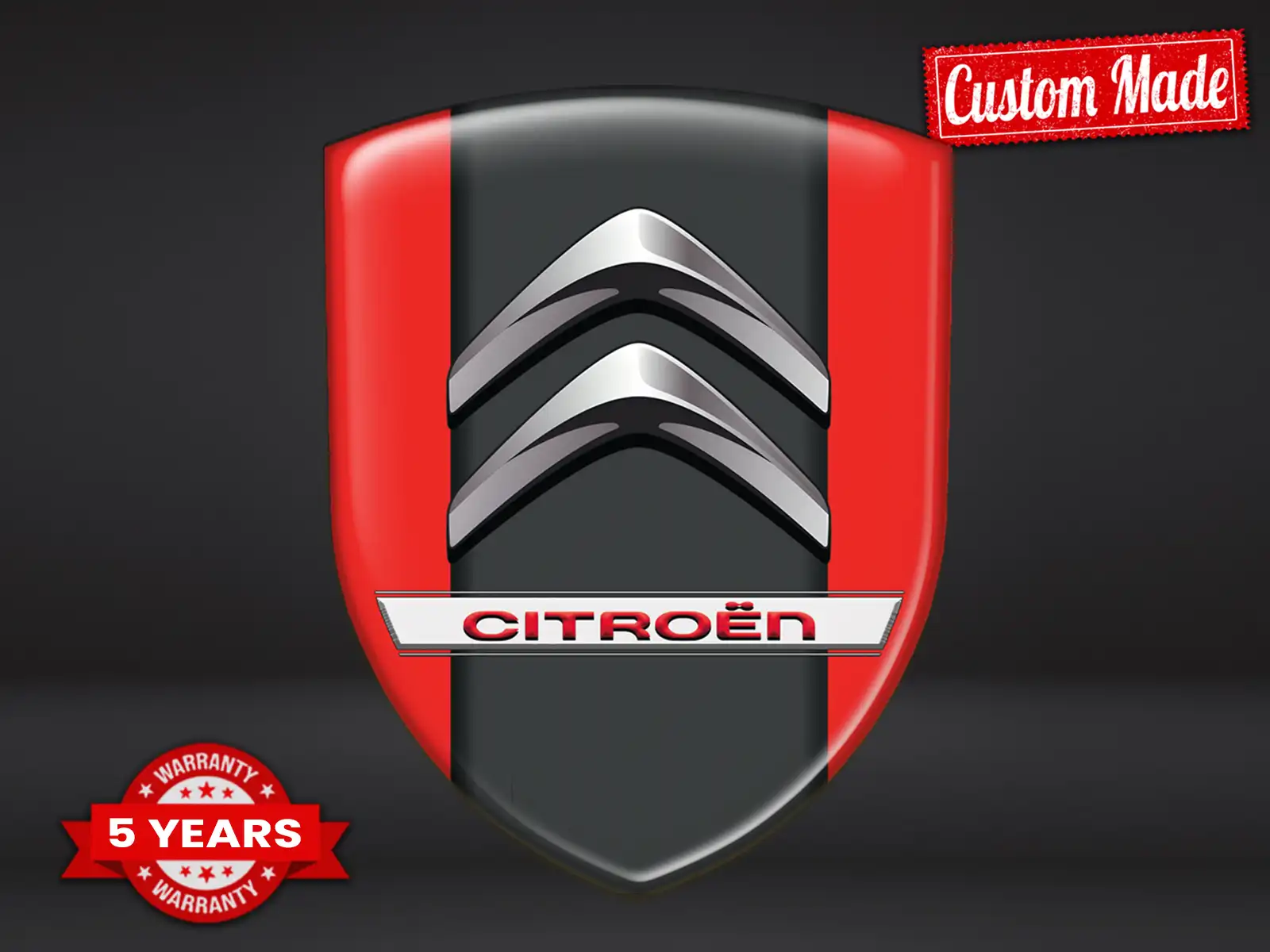 Citroen Vinyl Logoaufkleber Pro Max Robust Elegant Layout